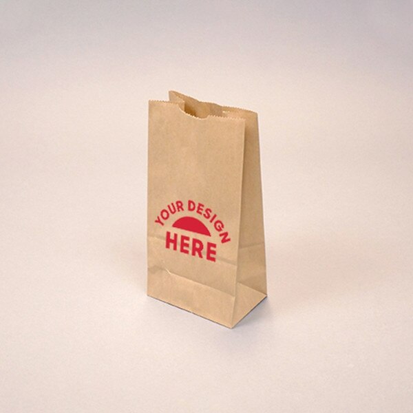 Custom-Printed Natural Kraft 4-lb G